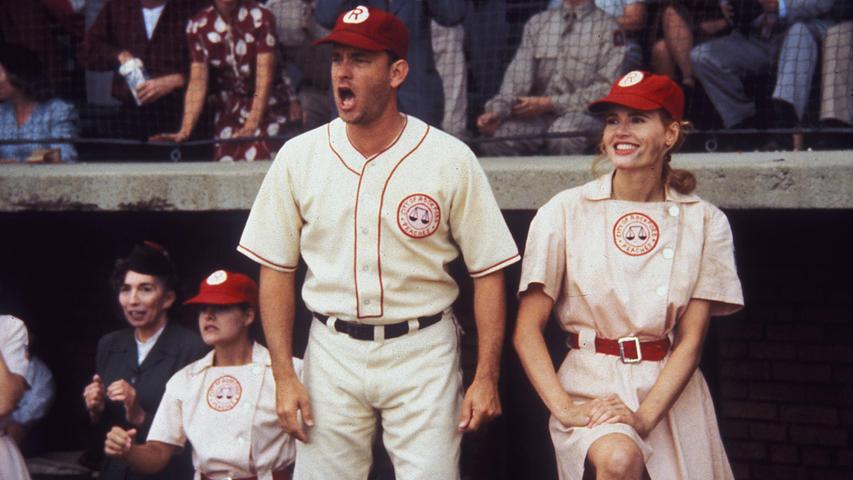 Um Frauen, deren Traum es ist, Profi-Baseball zu spielen, geht es in der Prime Video Serie "A League of Their Own". Die Adaption des Neunziger Films mit Tom Hanks, Geena Davis und Madonna (Foto) spielt Anfang der 1940er Jahre und startet am 12. August.