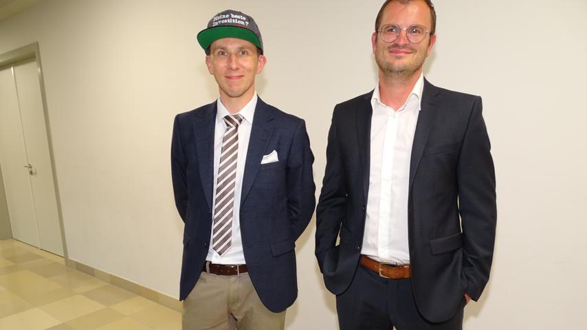 Sie managen die Schule und unterrichten aus Leidenschaft: Realschulrektor Stefan Burzler und sein Stellvertreter Thomas Vierke.
