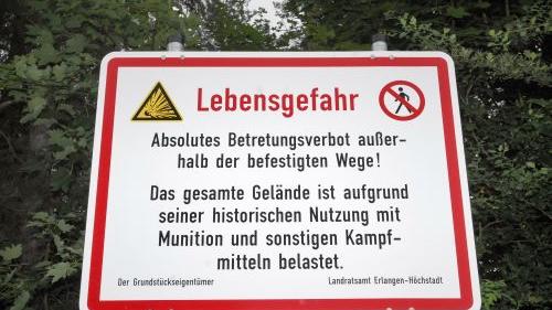 Reichswald bleibt abseits der Wege Risikogebiet