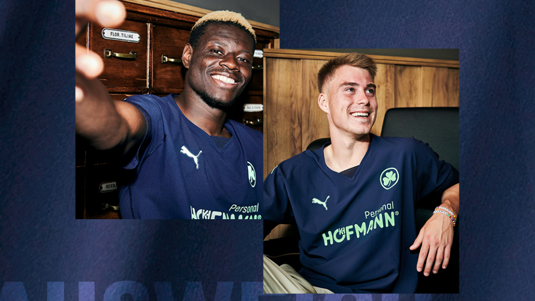 Ungewohnte Farben: Das ist das neue Fürther Ausweichtrikot Ungewohnte Farben: Das ist das neue Fürther Ausweichtrikot