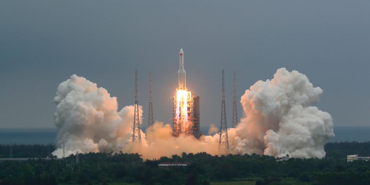 Reste von chinesischer Rakete ins Meer gestürzt