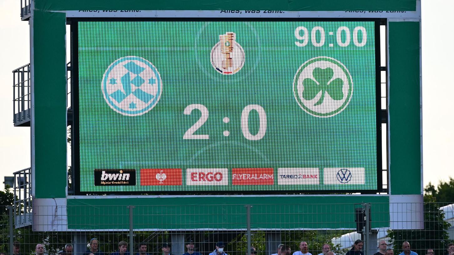 Stuttgarter Kickers 2, Fürth 0. Ein Bild, das für sich steht.