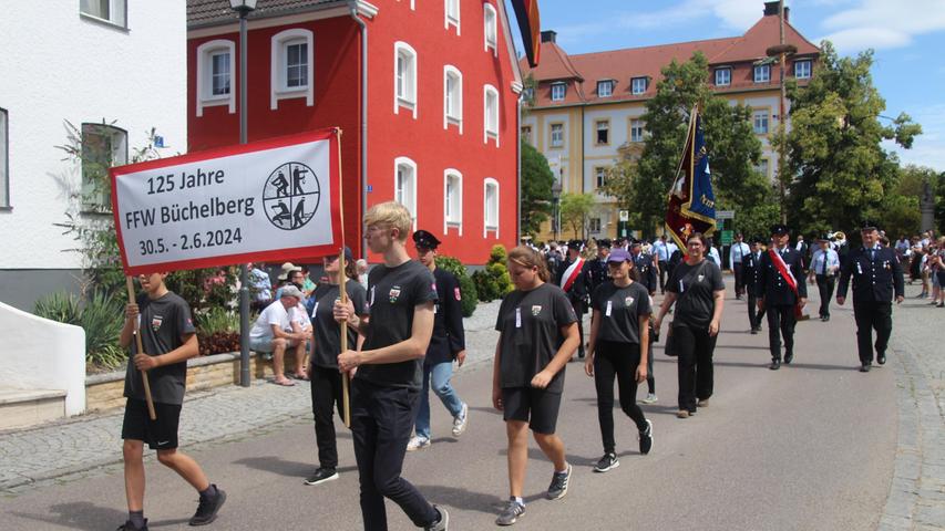 150 Jahre Freiwillige Feuerwehr Absberg: Die Bilder zu den Festlichkeiten
