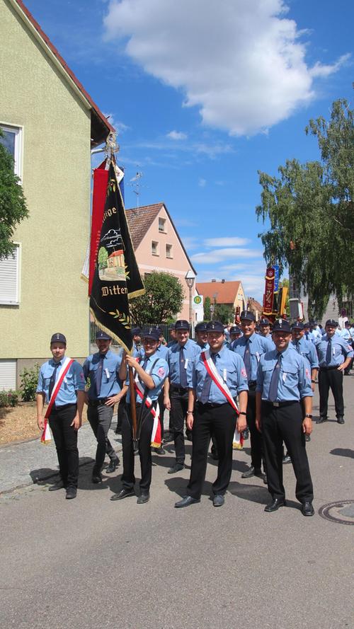 150 Jahre Freiwillige Feuerwehr Absberg: Die Bilder zu den Festlichkeiten