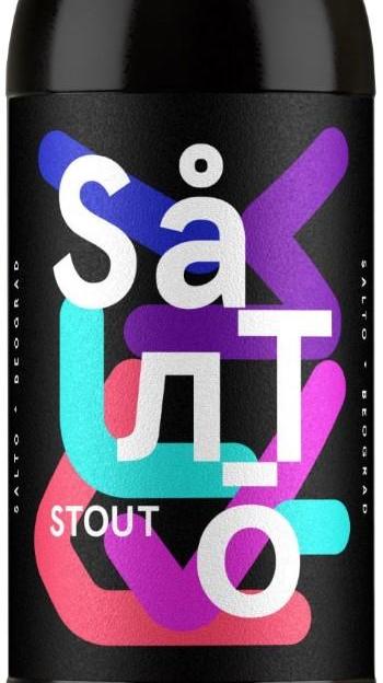 Salto (Serbien), "Stout" - Flaschenpreis: 2,09€ - subtile Aromen von Milchschokolade, Haselnuss und Kaffee, die zu einem weichen und langanhaltenden Nachgeschmack verschmelzen.