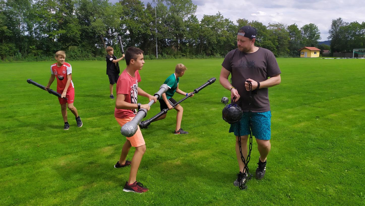 Beim Jugger steht der Spaß im Vordergrund.
Beim Jugger steht der Spaß im Vordergrund.