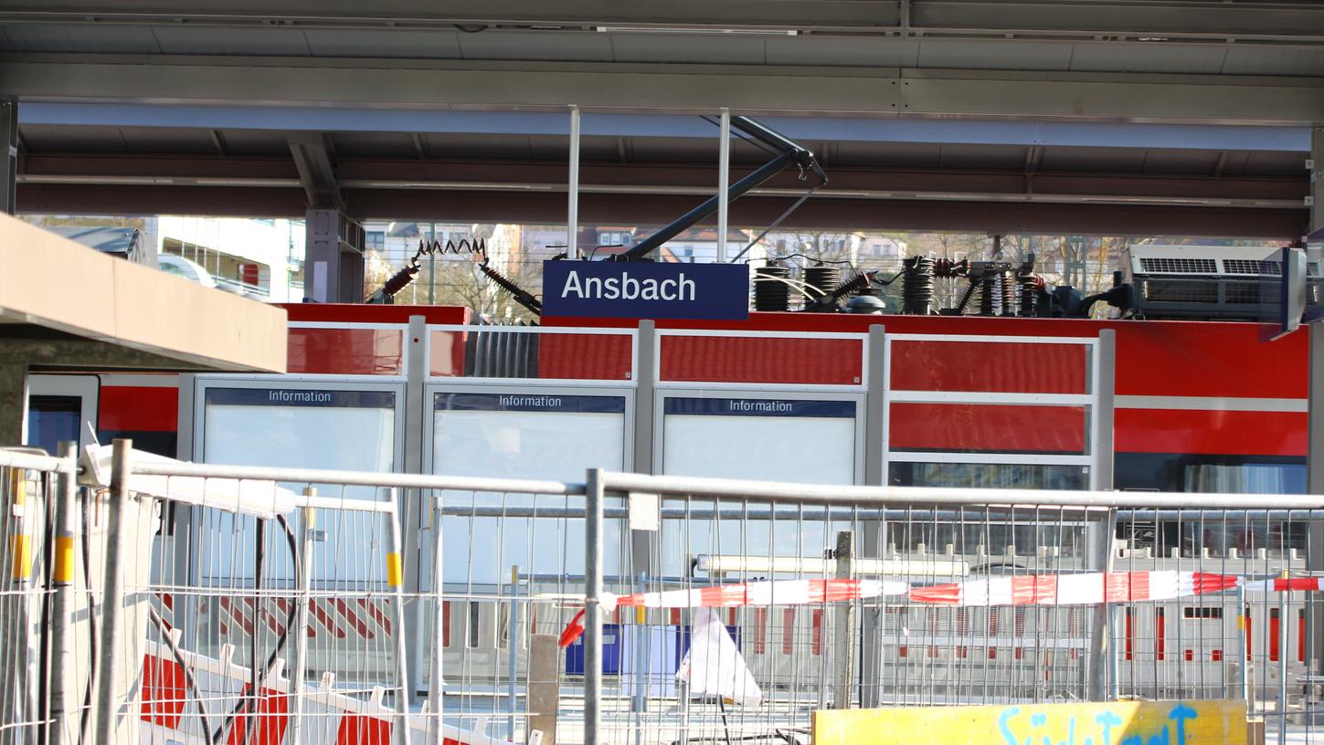 ICE-Züge sollen ab Dezember im Ansbacher Bahnhof stoppen.
