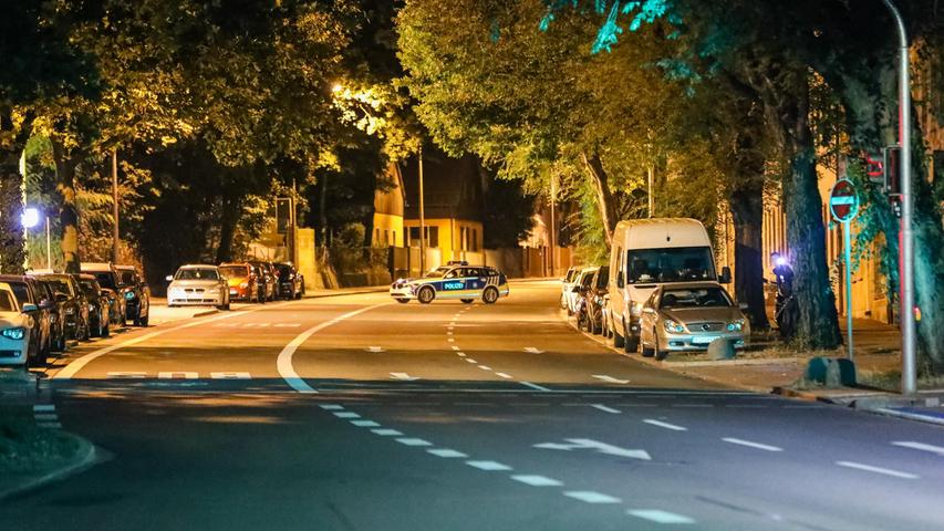 Schüsse in Fürth? Großer Polizeieinsatz in der Würzburger Straße