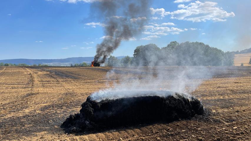 Am morgen hätte man die Flammen von Münchberg aus nur vereinzelt am Horizont gesehen, aber das Feuer hätte sich schnell ausgebreitet.