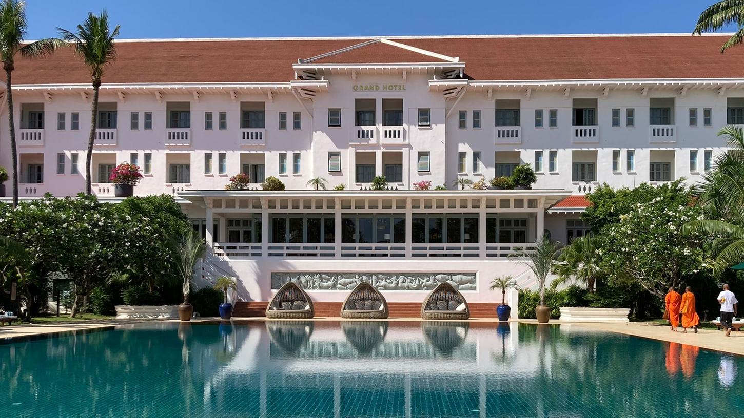 Das Grand Hotel d'Angkor in Siem Reap ist eines der ältesten Hotels in Kambodscha - und voller Geschichte. Das Grand Hotel d'Angkor in Siem Reap ist eines der ältesten Hotels in Kambodscha - und voller Geschichte.