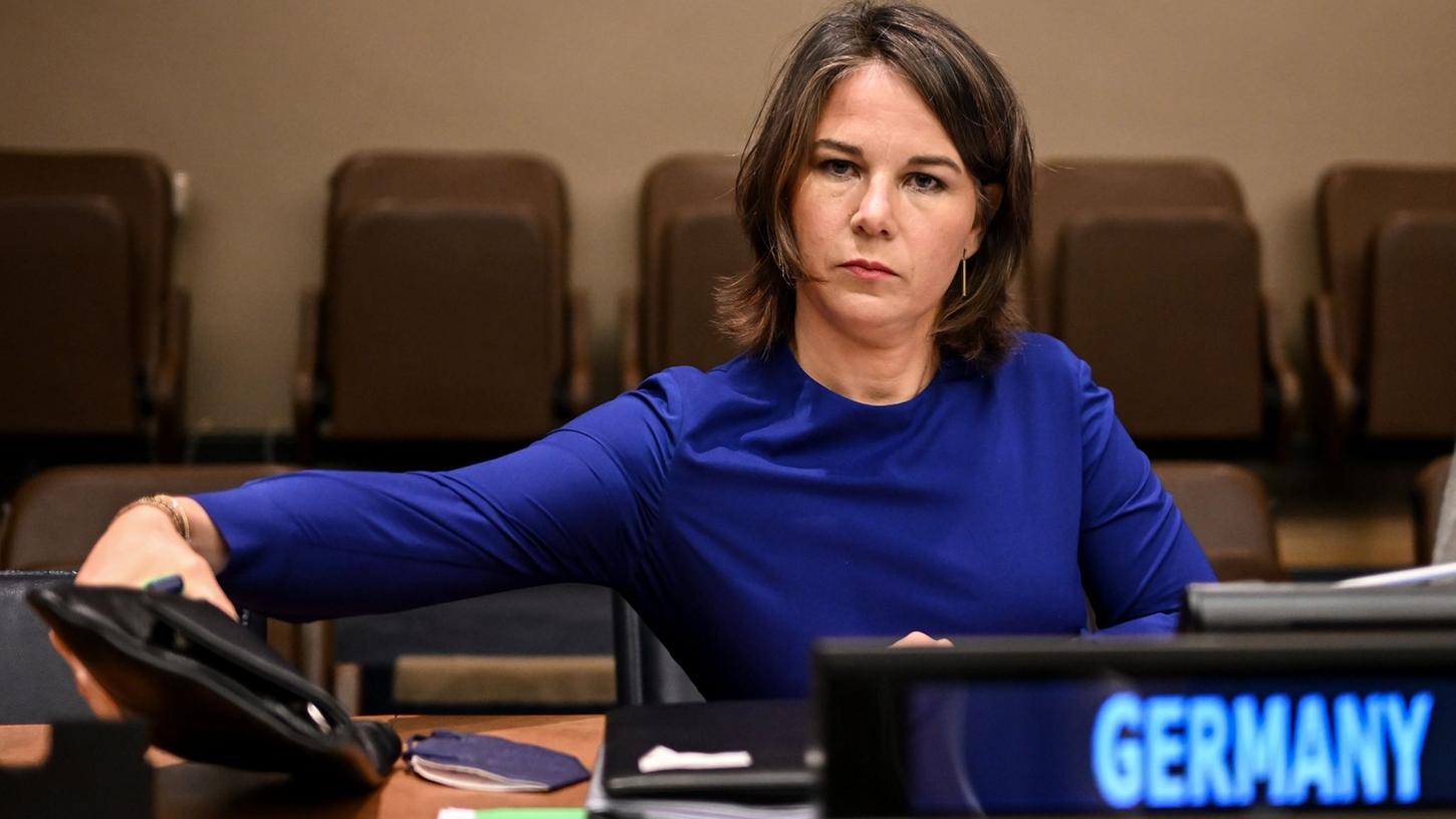 Außenministerin Annalena Baerbock in New York. Außenministerin Annalena Baerbock in New York.