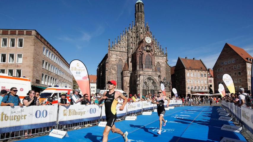 Die Bilder: Spannendes Bundesliga-Spektakel beim Nürnberg Triathlon