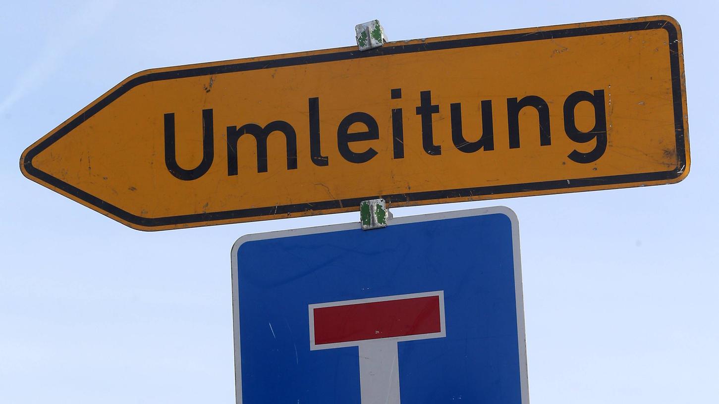 Wer die Baustelle umfahren will, soll über Gosberg ausweichen. Wer die Baustelle umfahren will, soll über Gosberg ausweichen.