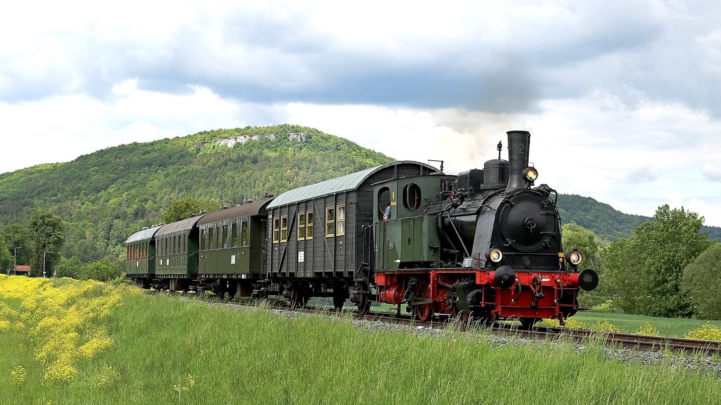 Mit der Dampfbahn durch das Wiesenttal: Ein besonderes Erlebnis für Eisenbahnfreunde.