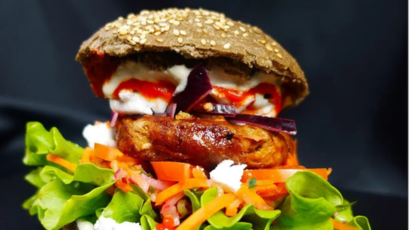 Kleiner Veganer: Leckere Jackfruit-Burger