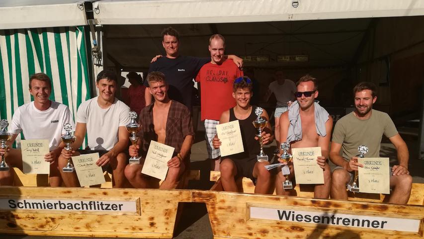 Die Sieger des Nankendorfer Brühtrogrennens
