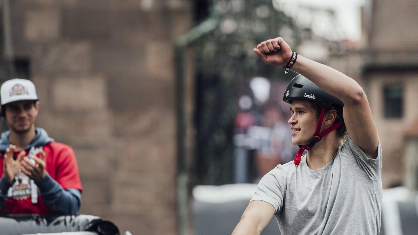 Erik Fedko will gewinnen beim diesjährigen Red Bull District Ride in Nürnberg. Der 24-jährige Slopestyle-Profi war 2017 als Youngster das erste Mal am Start.
