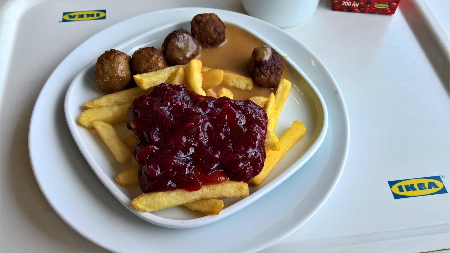 Köttbullar mit Pommes ist in vielen Ikea-Filialen ein Kult-Gericht.