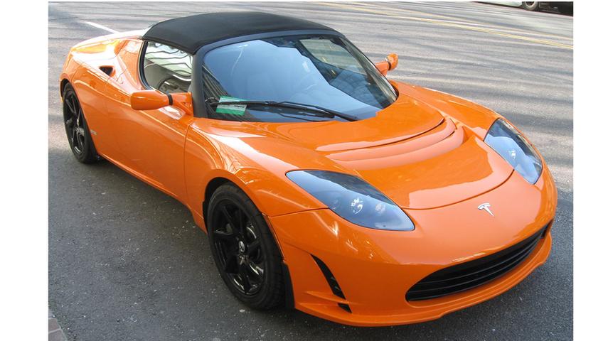 Der Tesla Roadster war das erste Serienmodell des kalifornischen Elektro-Pioniers. Produziert wurde er von 2008 bis 2012.
