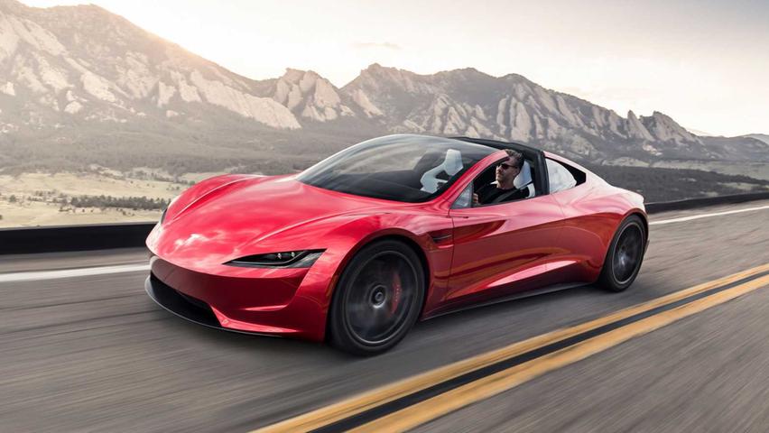Den nächsten Tesla Roadster hat Elon Musk bereits 2017 vorgestellt. Noch immer ist unklar, wann der Sportwagen wirklich kommt. 
