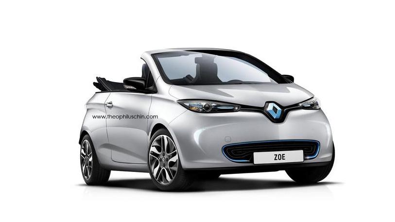2013 erschuf der Photoshop-Künstler Theophilus Chin am Computer diese Cabrio-Version des Renault Zoe.
