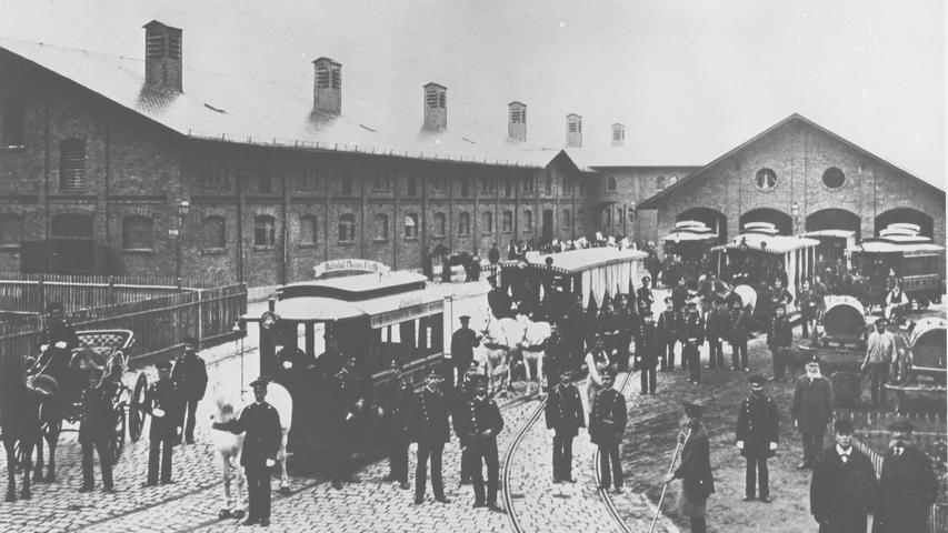 Erste Pferde-Straßenbahn in Nürnberg war eine Sensation - im Jahr 1881
