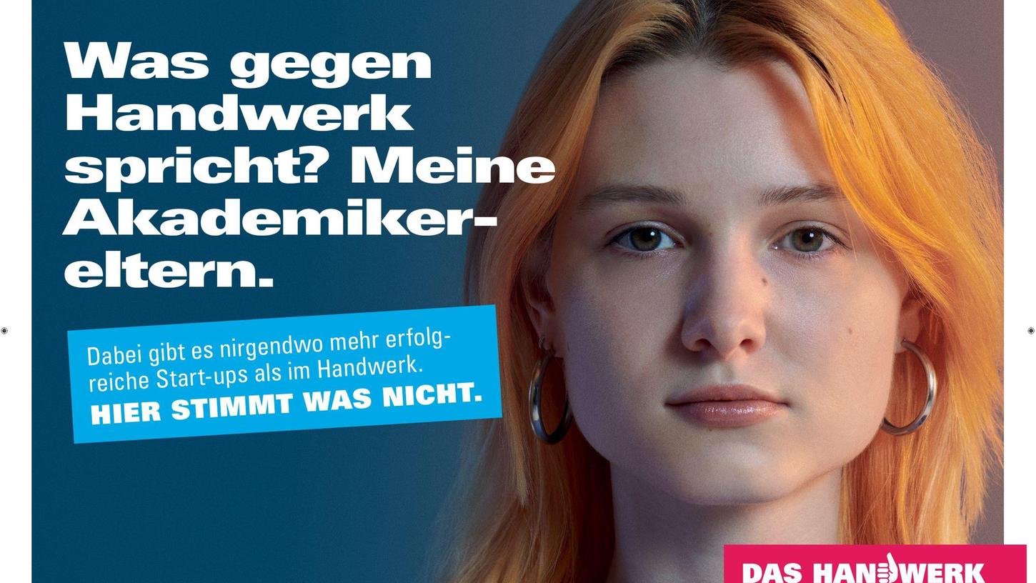 Eines der Plakate, das im Netz für Ärger sorgt: Der Zentralverband des Deutschen Handwerks will damit bewusst Vorurteile hinterfragen, erklärt er.