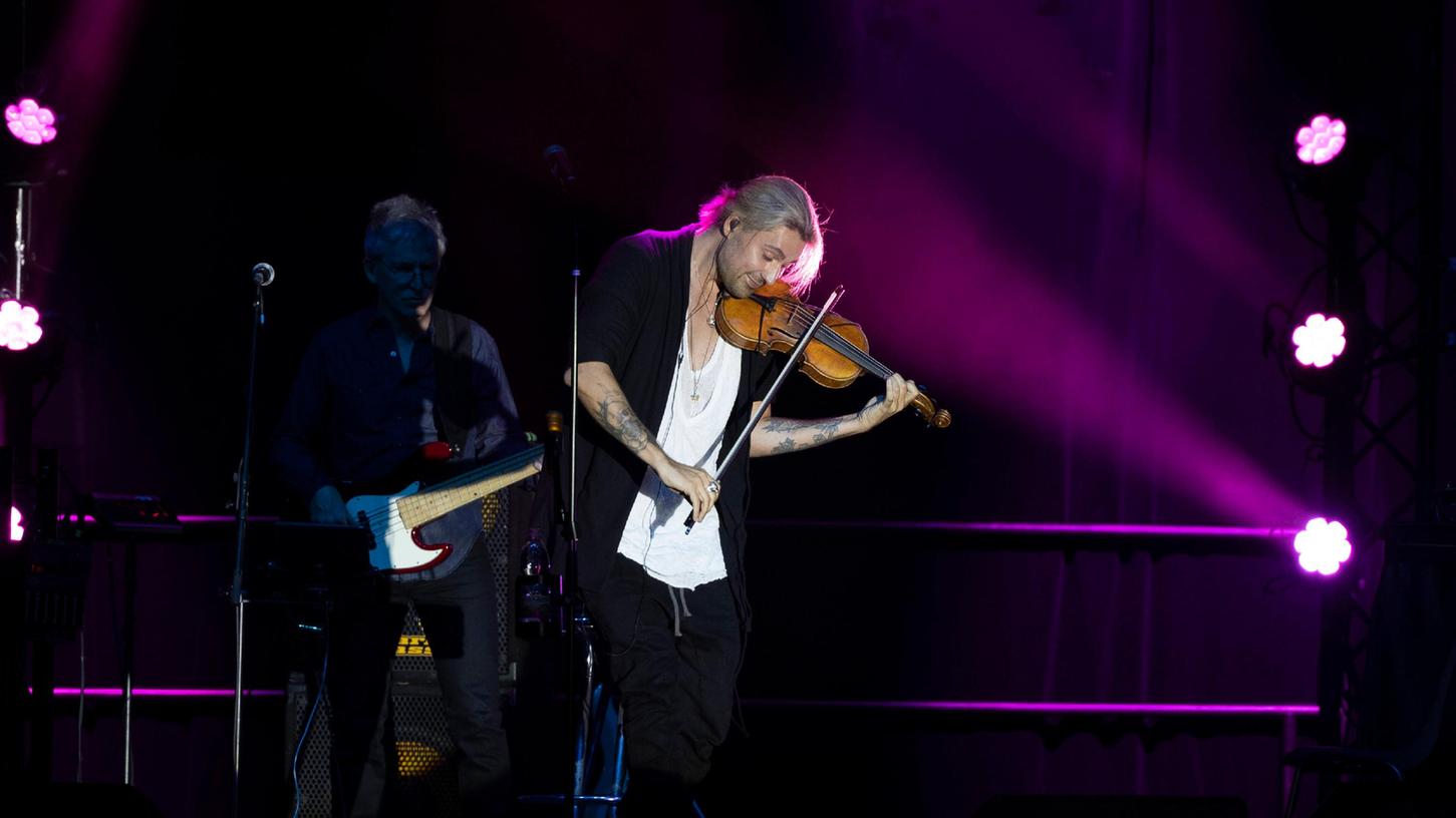 David Garrett bei einem Konzern in Wien am 24. August 2022.
David Garrett bei einem Konzern in Wien am 24. August 2022.
