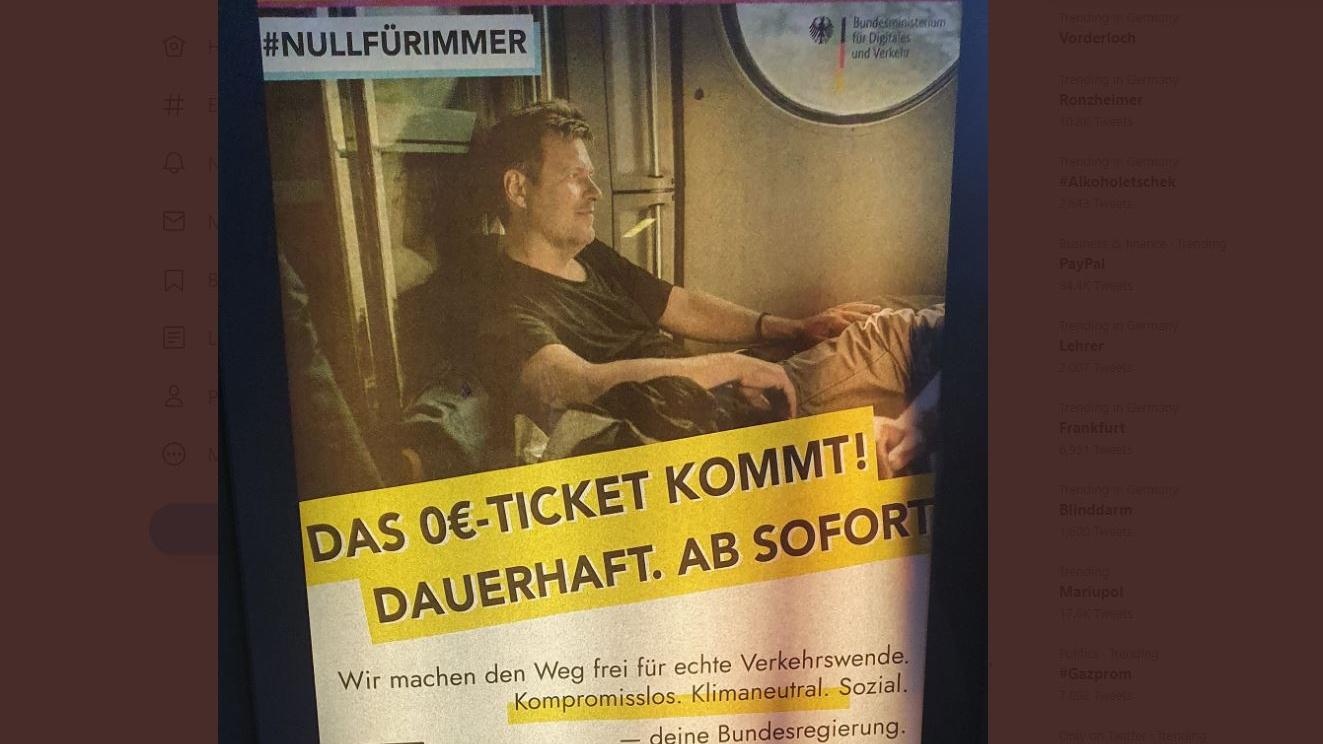 Plakate zu angeblichem Null-Euro-Ticket in Erlangen aufgetaucht: Jetzt ermittelt die Kripo