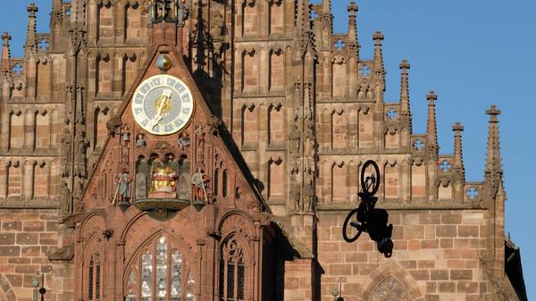 ... und landeten sicher und gekonnt am Boden.