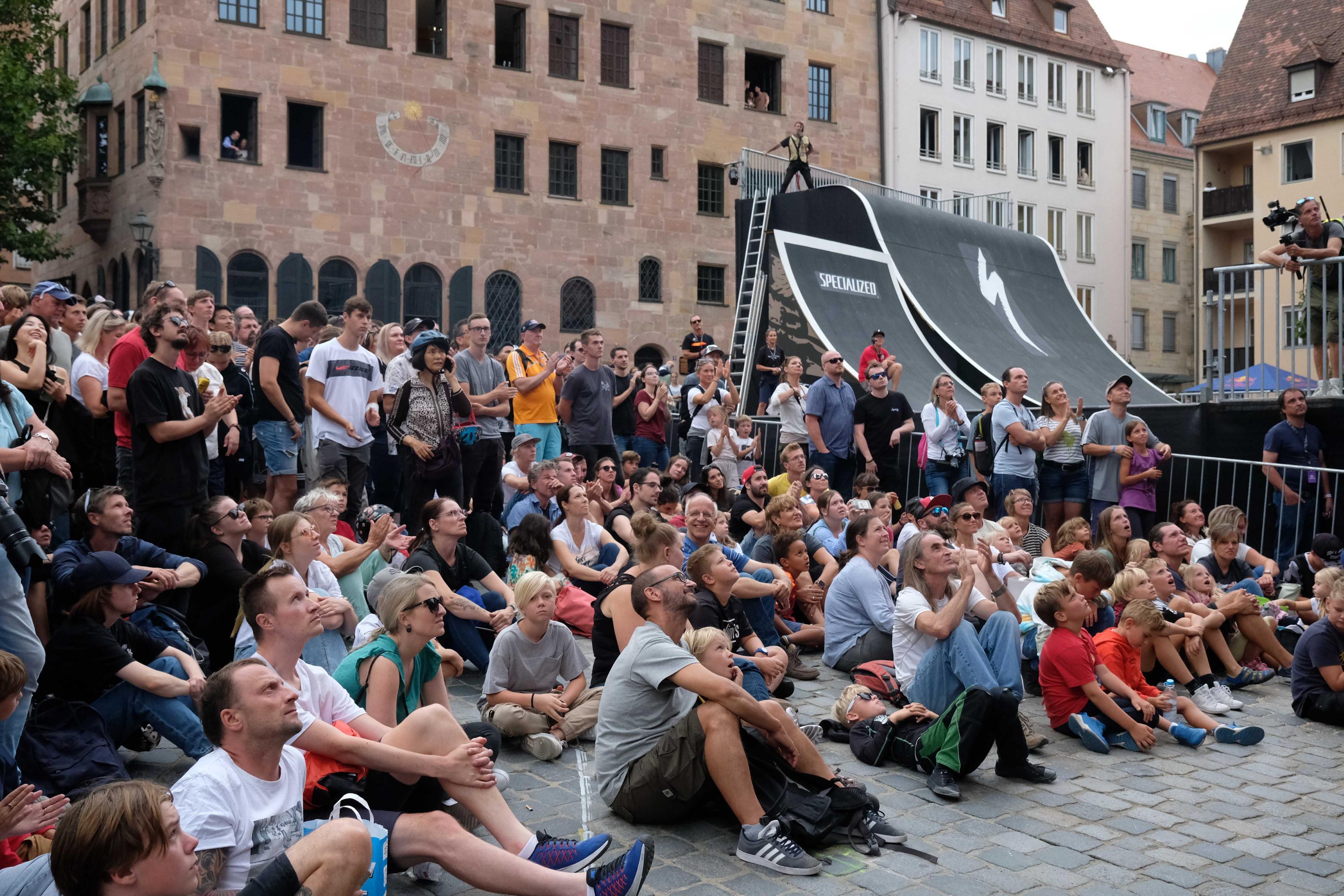 Zwischendurch können die Besucher auch einmal durchatmen.