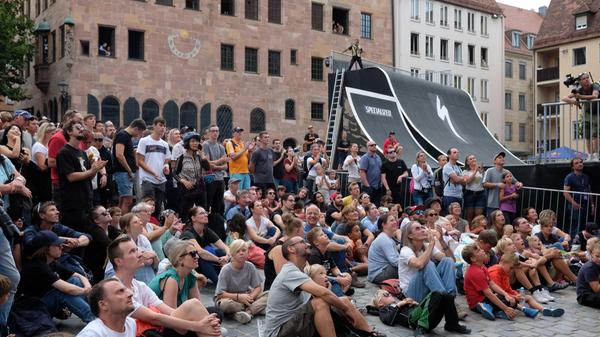 Zwischendurch können die Besucher auch einmal durchatmen.