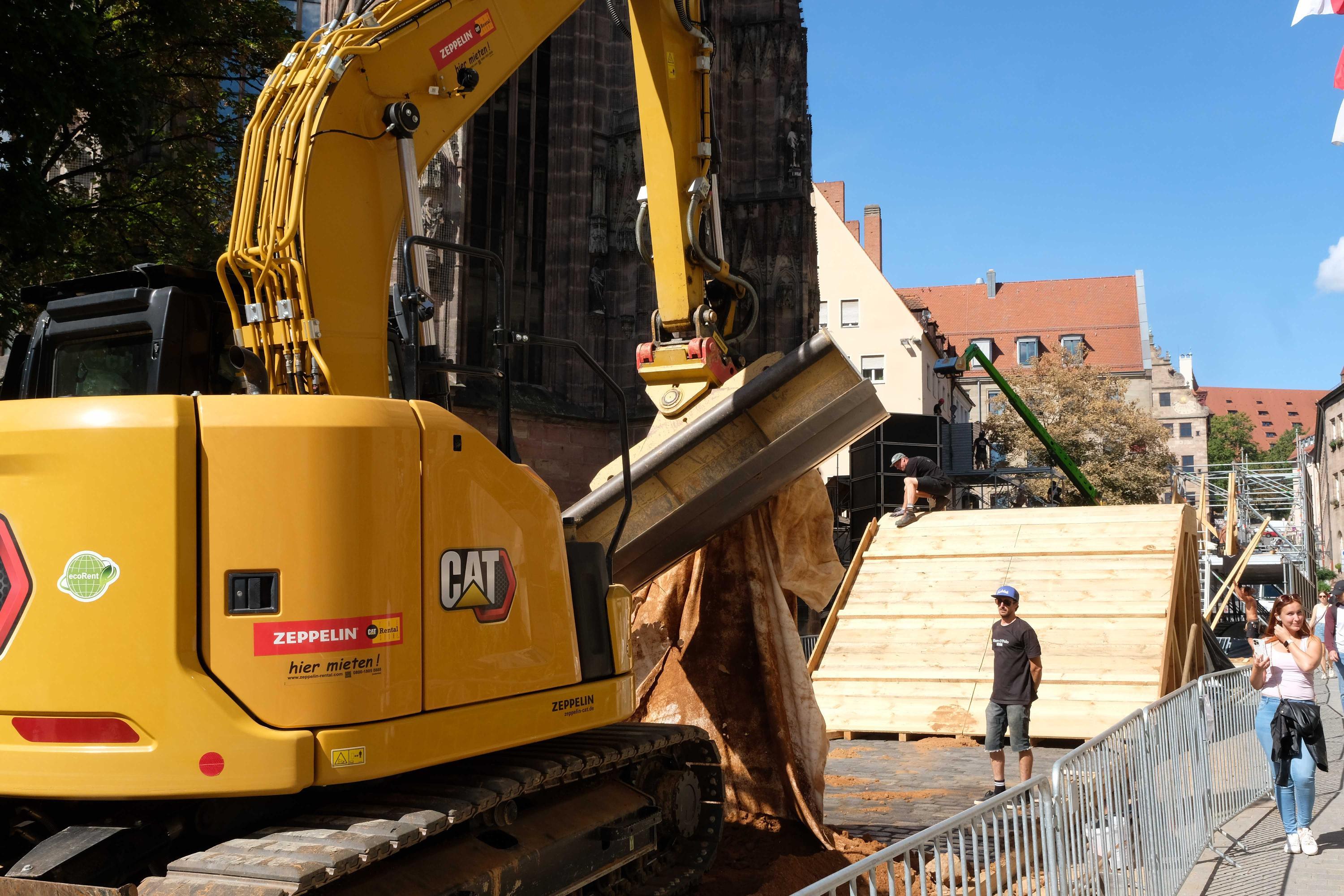 Nach zwei Tagen Spektakel rücken nun erneut die Bagger an. 