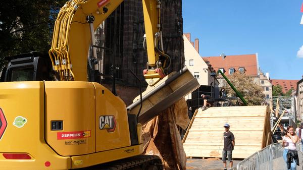 Nach zwei Tagen Spektakel rücken nun erneut die Bagger an.