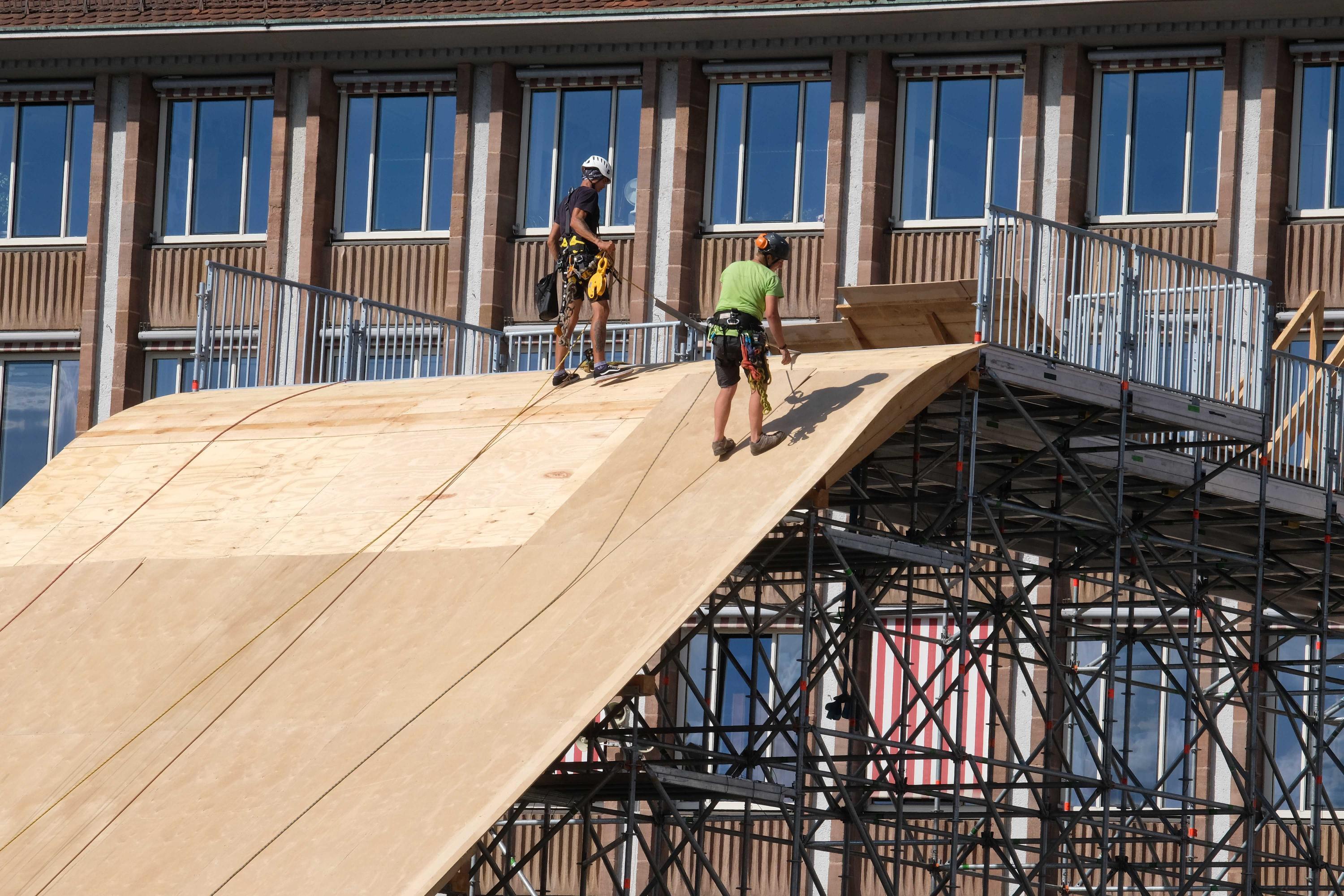 Die spektakulärsten Tricks gab es wie gewohnt am Hauptmarkt zu bestaunen.