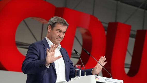 "Crystal Mett": Söder verspricht sich beim CDU-Parteitag - und erntet reichlich Spott