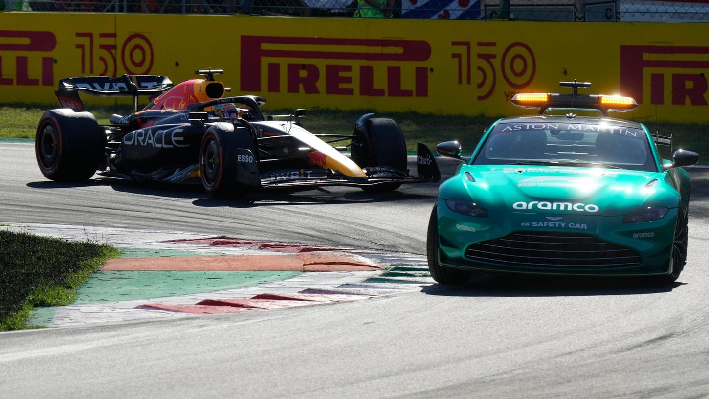 Der Grand Prix von Italien ging mit einer Safety-Car-Phase zu Ende. Der Grand Prix von Italien ging mit einer Safety-Car-Phase zu Ende.