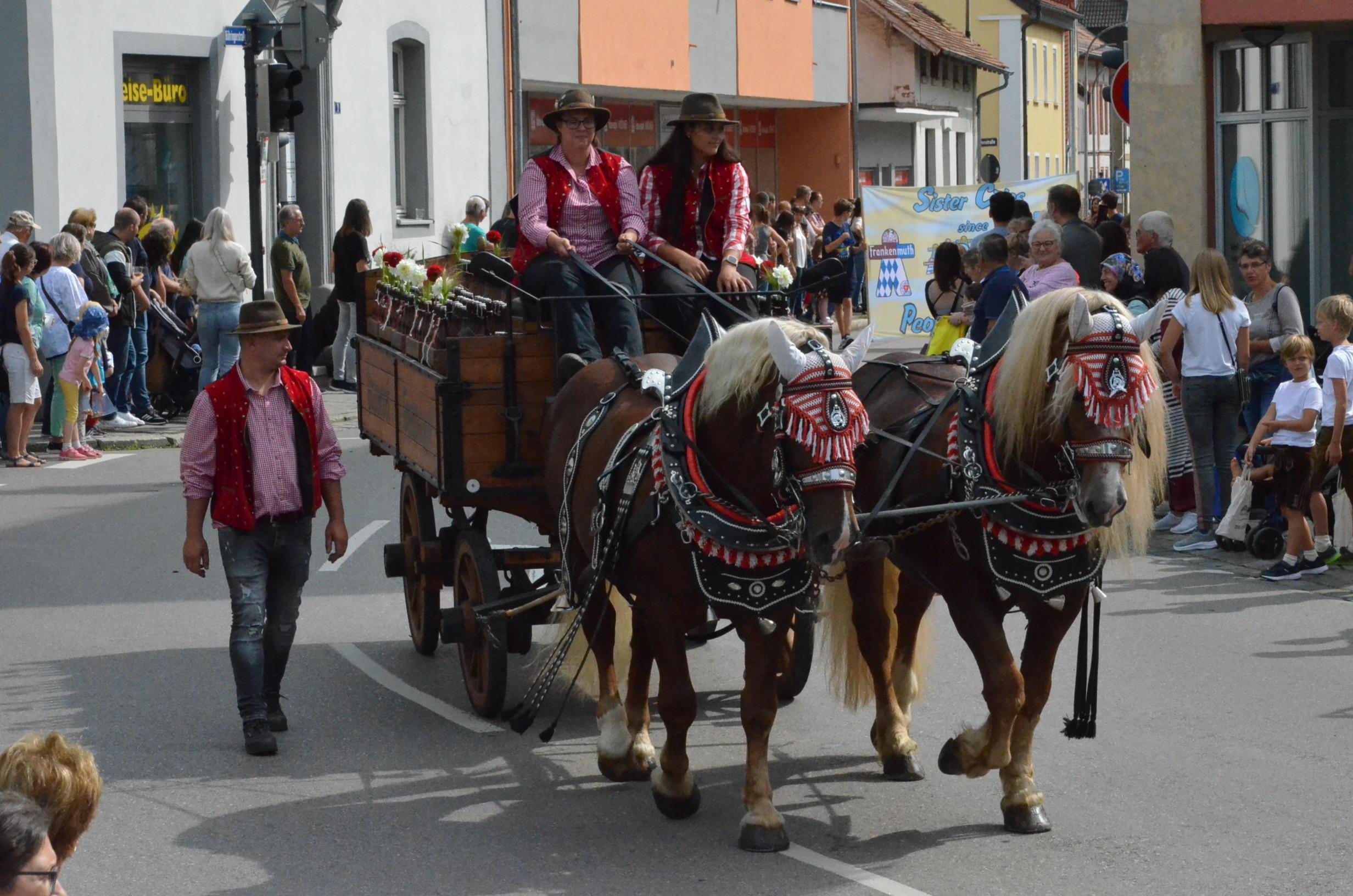 Die Pferdekutsche Brauerei Gutmann Titting.