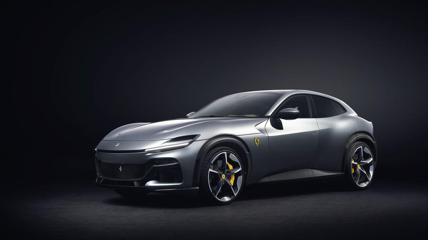 Premiere: Der Purosangue ist das erste SUV von Ferrari. Premiere: Der Purosangue ist das erste SUV von Ferrari.