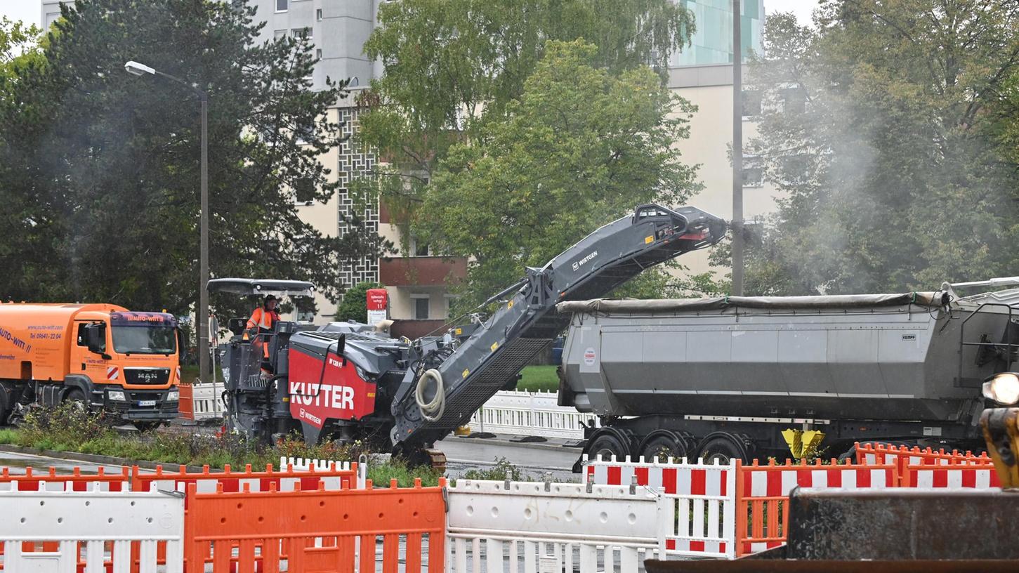 Symbolfoto Baustellen in Erlangen.