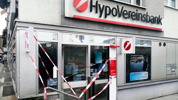 Misslungen: Täter versuchten, Geldautomaten in Nürnberg zu sprengen