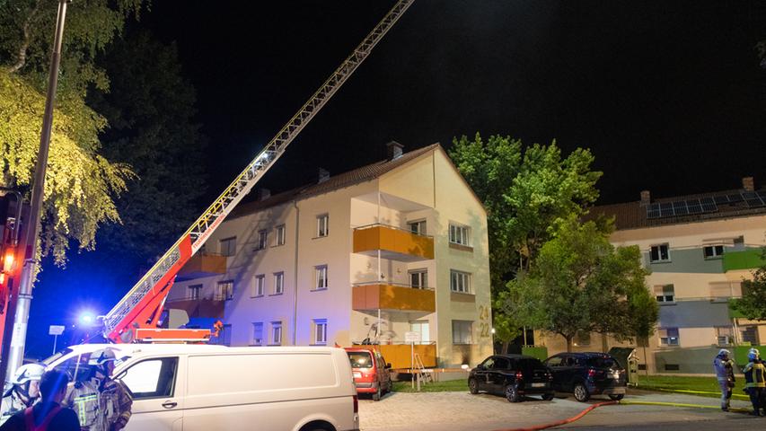 Immenser Schaden: Brand in Bamberger Mehrfamilienhaus