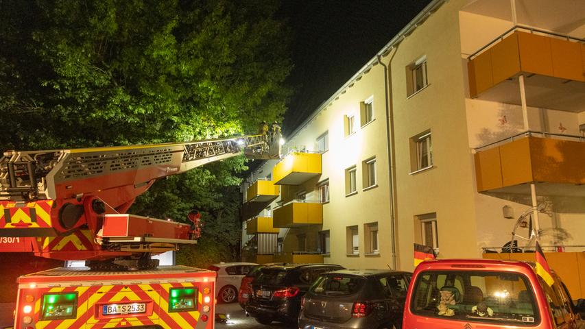 Immenser Schaden: Brand in Bamberger Mehrfamilienhaus