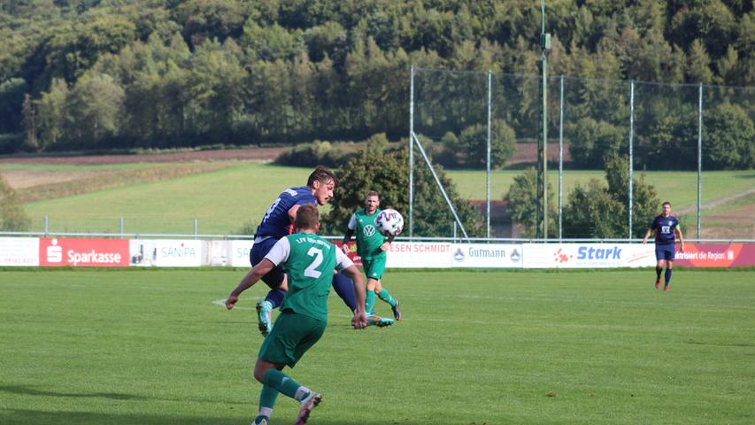 Wettelsheim, hier Florian Bunz, verlor gegen Mitaufsteiger Uffenheim mit 0:3. 