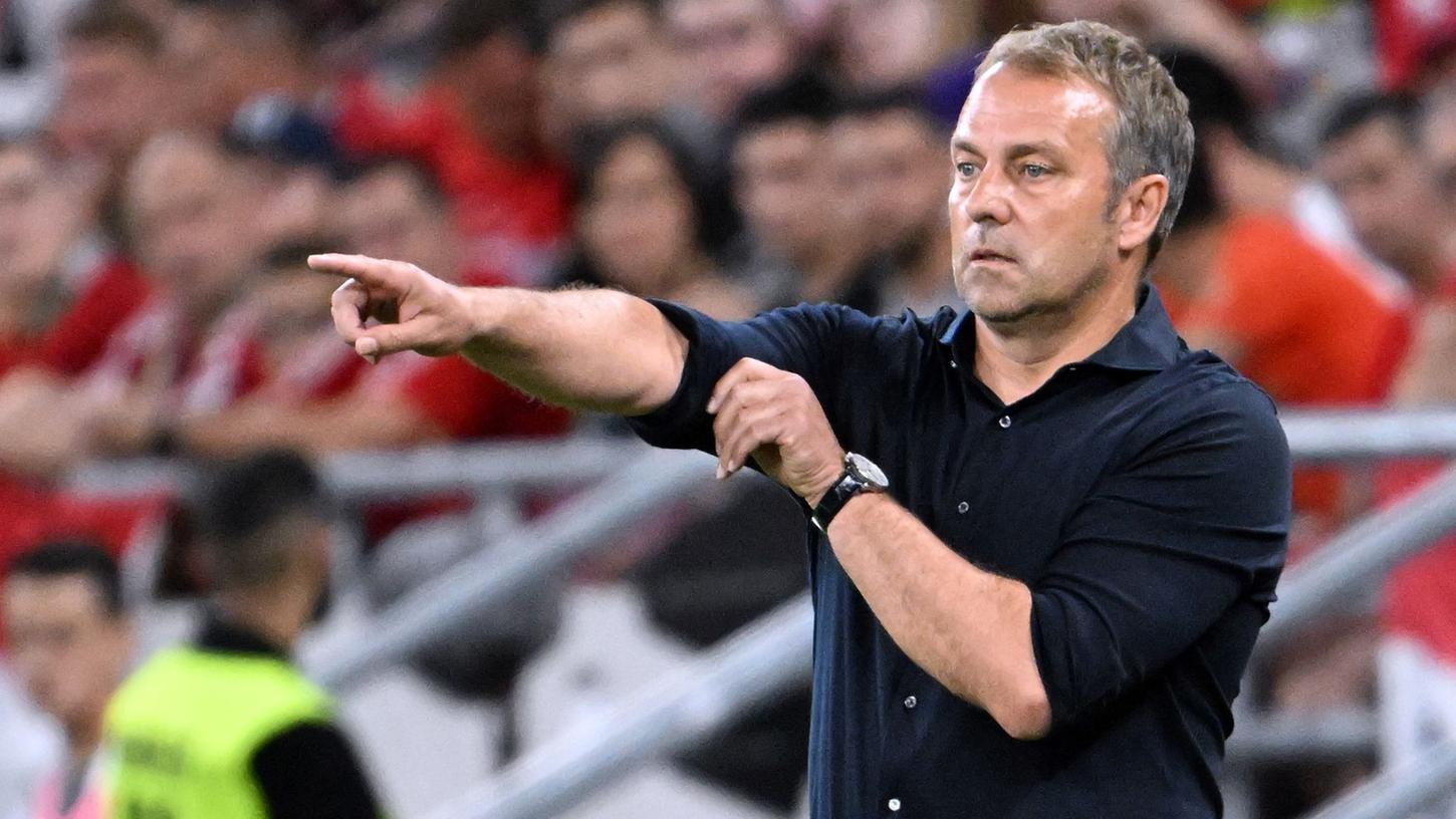 Bundestrainer Hansi Flick will mit der DFB-Elf in das Final Four der Nations League einziehen. Bundestrainer Hansi Flick will mit der DFB-Elf in das Final Four der Nations League einziehen.