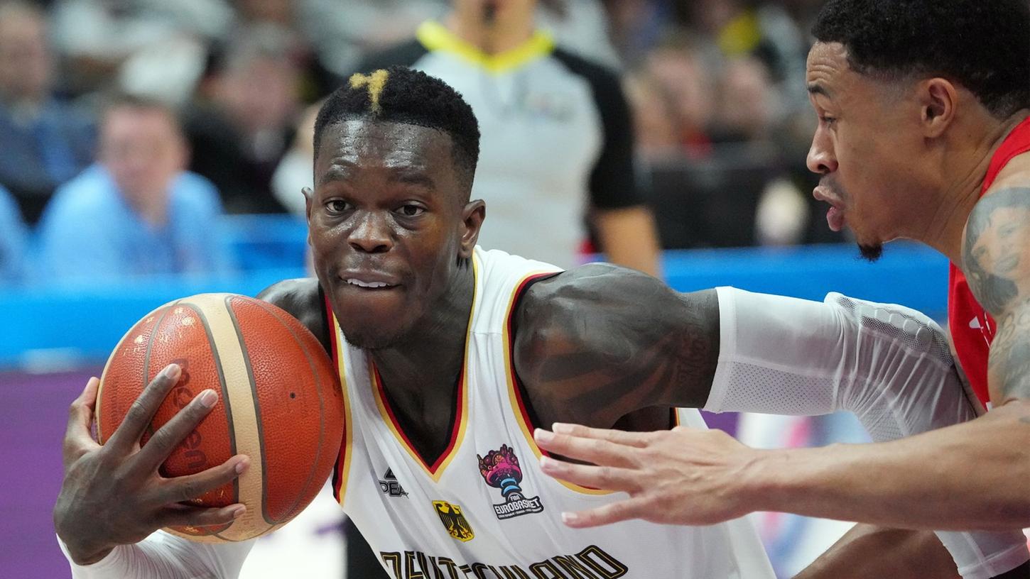 Will auch bei den Feierlichkeiten nach dem Medaillengewinn der Anführer sein: DBB-Kapitän Dennis Schröder. Will auch bei den Feierlichkeiten nach dem Medaillengewinn der Anführer sein: DBB-Kapitän Dennis Schröder.