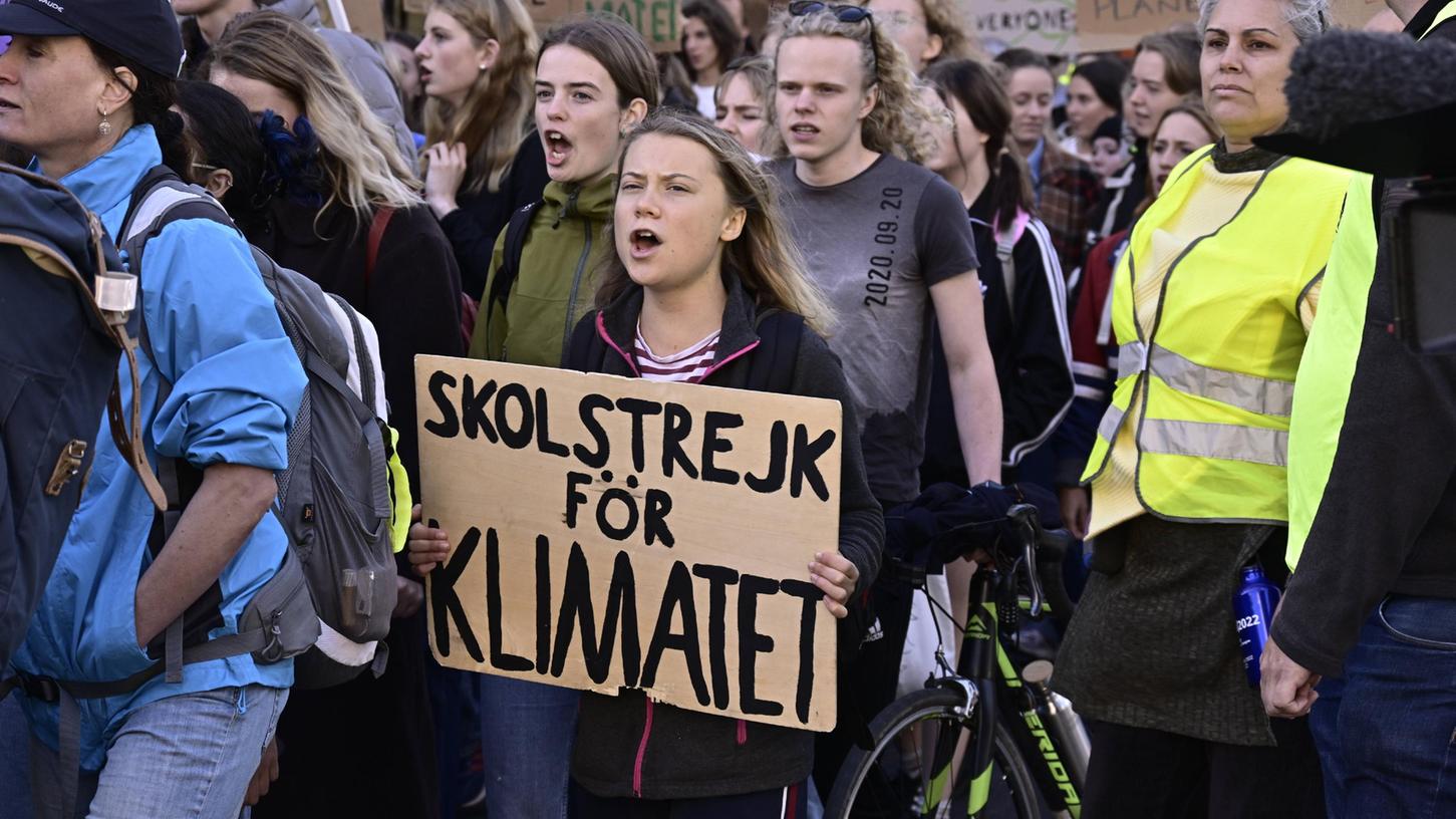 Noch immer vorne dabei: Greta Thunberg (19) beim Klimastreik am 9. September in Schweden.
Noch immer vorne dabei: Greta Thunberg (19) beim Klimastreik am 9. September in Schweden.