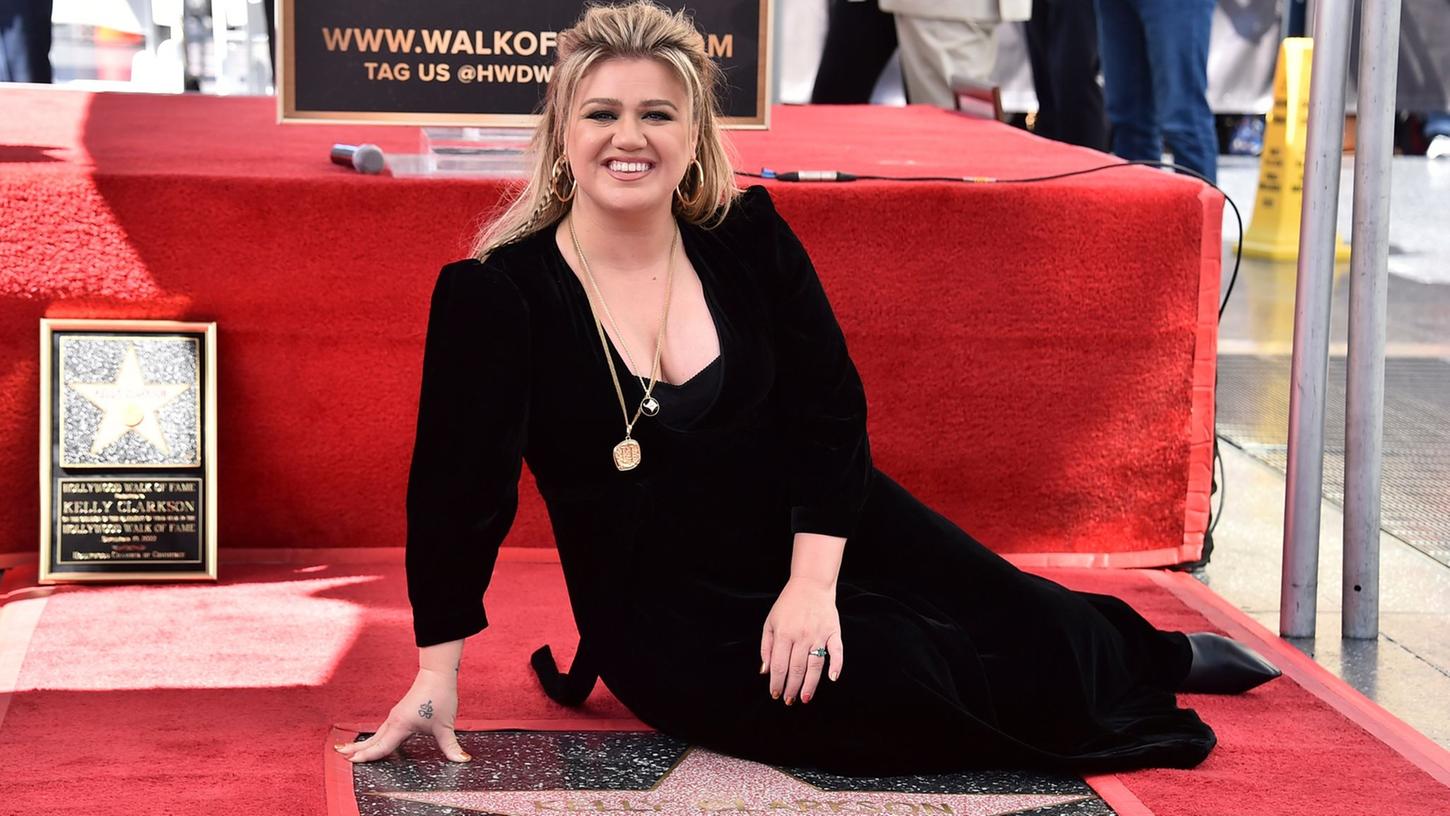 Verewigt in Hollywood: Kelly Clarkson wurde mit einem Stern geehrt. Verewigt in Hollywood: Kelly Clarkson wurde mit einem Stern geehrt.