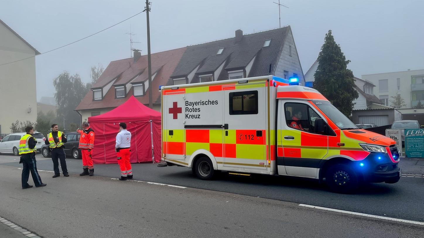 Laster erfasst Radfahrer in Nürnberg: 38-Jähriger stirbt noch an der Unfallstelle