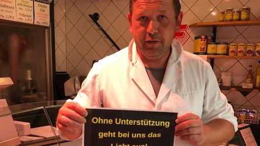 Die Energiepreise drücken Metzgermeister Frank Rögele die Luft ab. 